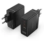 CARGADOR PARED 100W 2xUSB-C/USB-A NEGRO VENTION